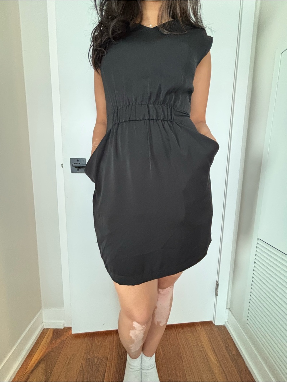 All Saints Black Sleeveless mini Dress - Picture 4 of 4